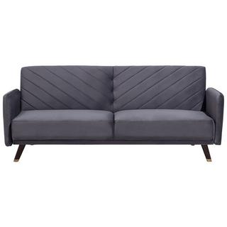 Beliani Schlafsofa aus Samtstoff Glamourös SENJA  