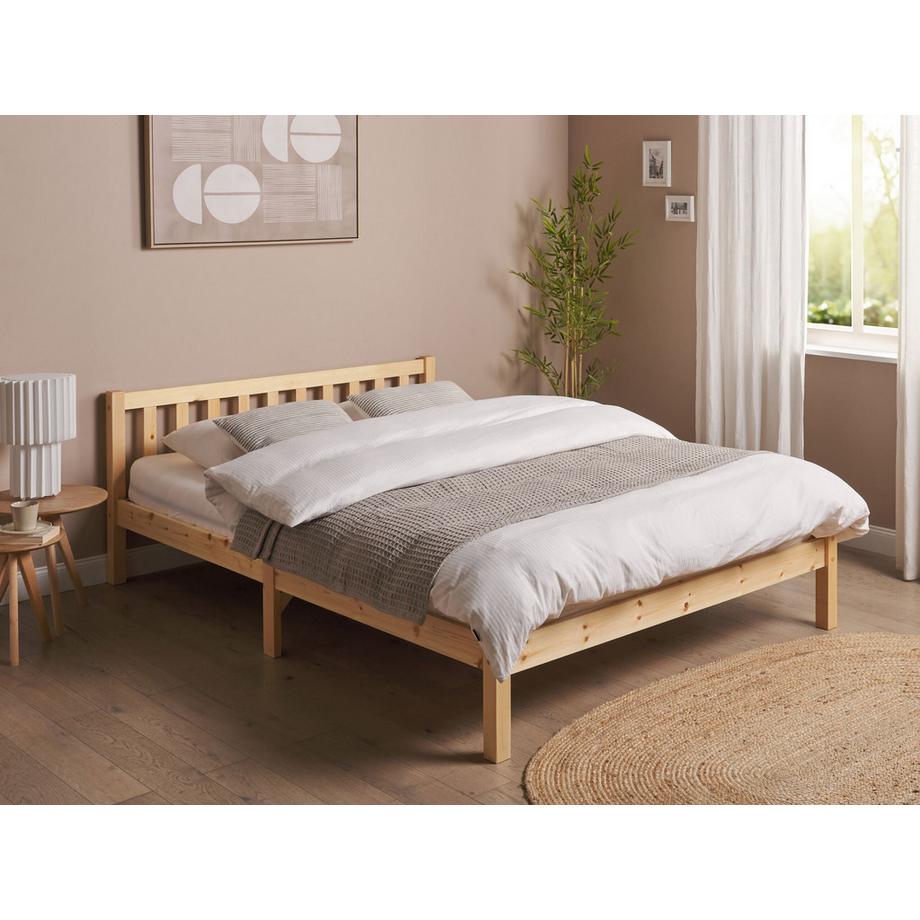 Beliani Letto en Legno di pino  FLORAC  