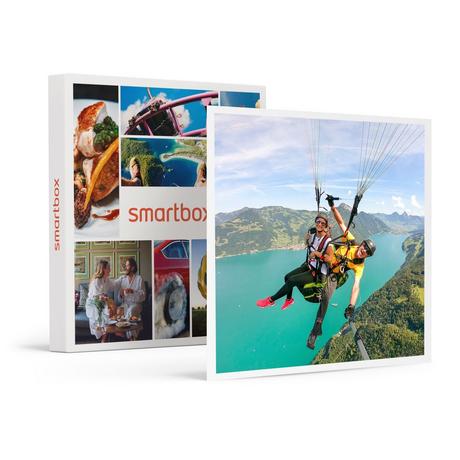 Smartbox  Vol thermique en parapente de 35 minutes sur le lac des Quatre-Cantons pour 2 - Coffret Cadeau 