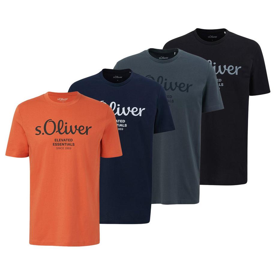 T-shirt  Pack de 4 Confortable à porter-Logo T-Shirt
