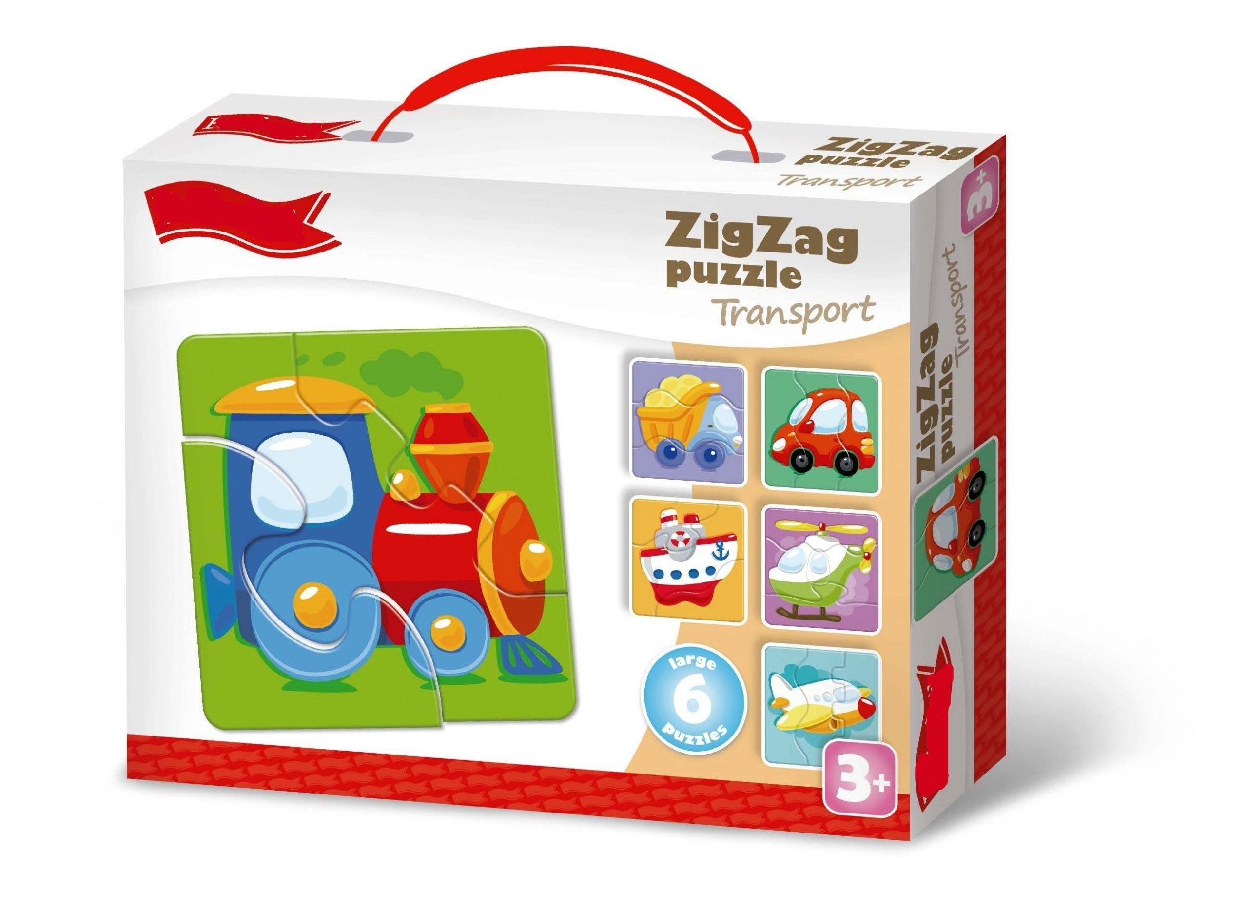 Activity-board  Jeu éducatif, puzzle ZigZag - Transport 