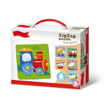 Jeu éducatif, puzzle ZigZag - Transport