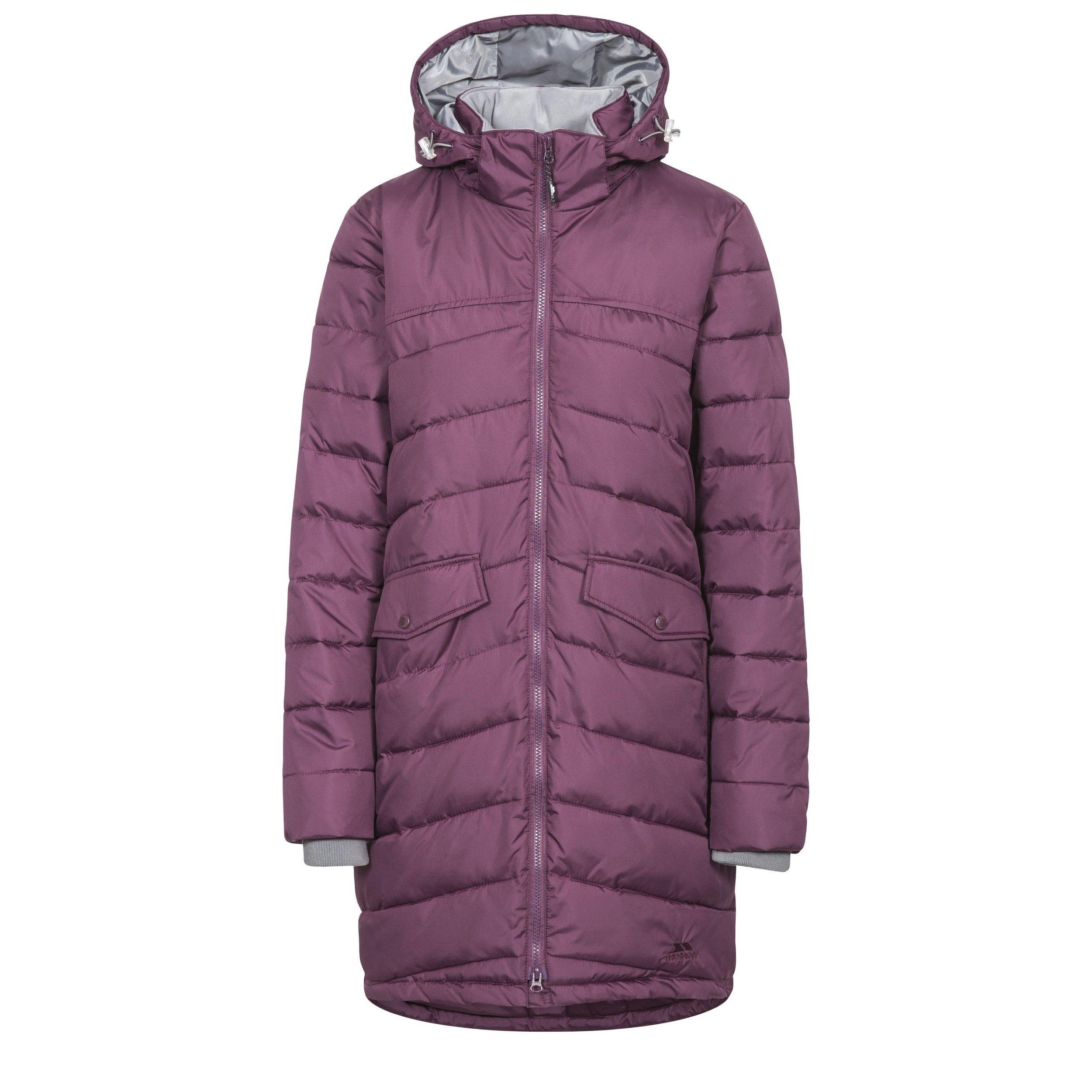 Image of Steppjacke Homely Lange Länge Damen Brombeere XL