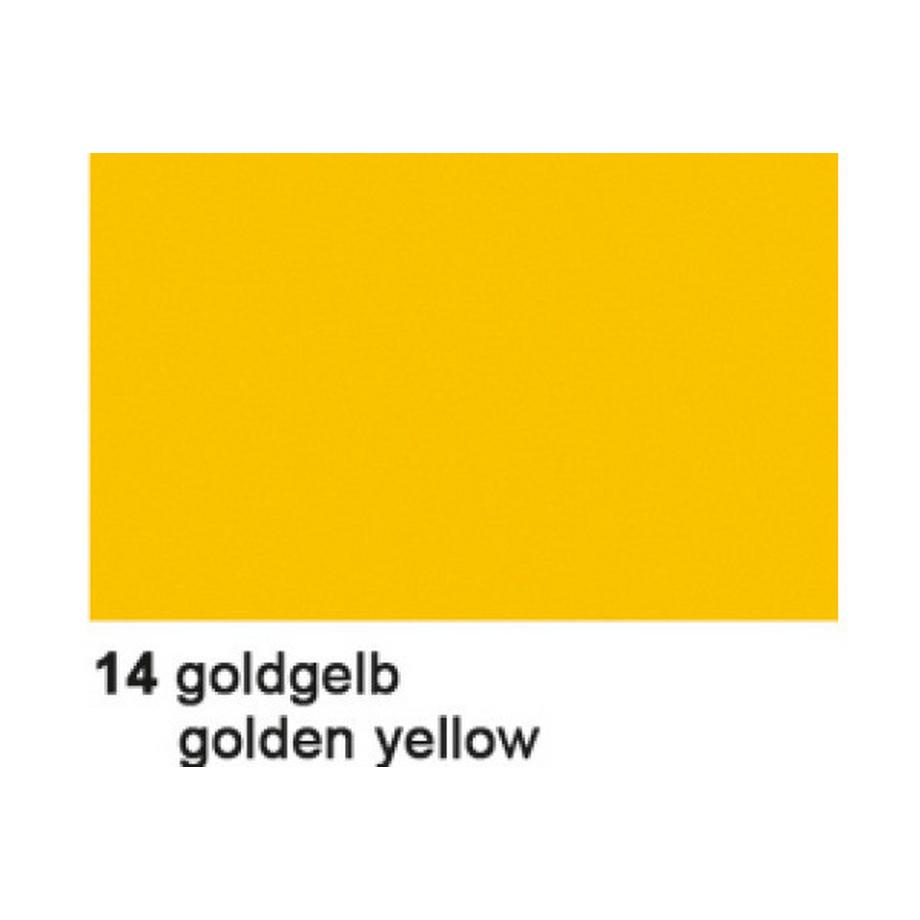 Ursus URSUS Transparentpapier 70x100cm 2541414 42g, goldgelb  