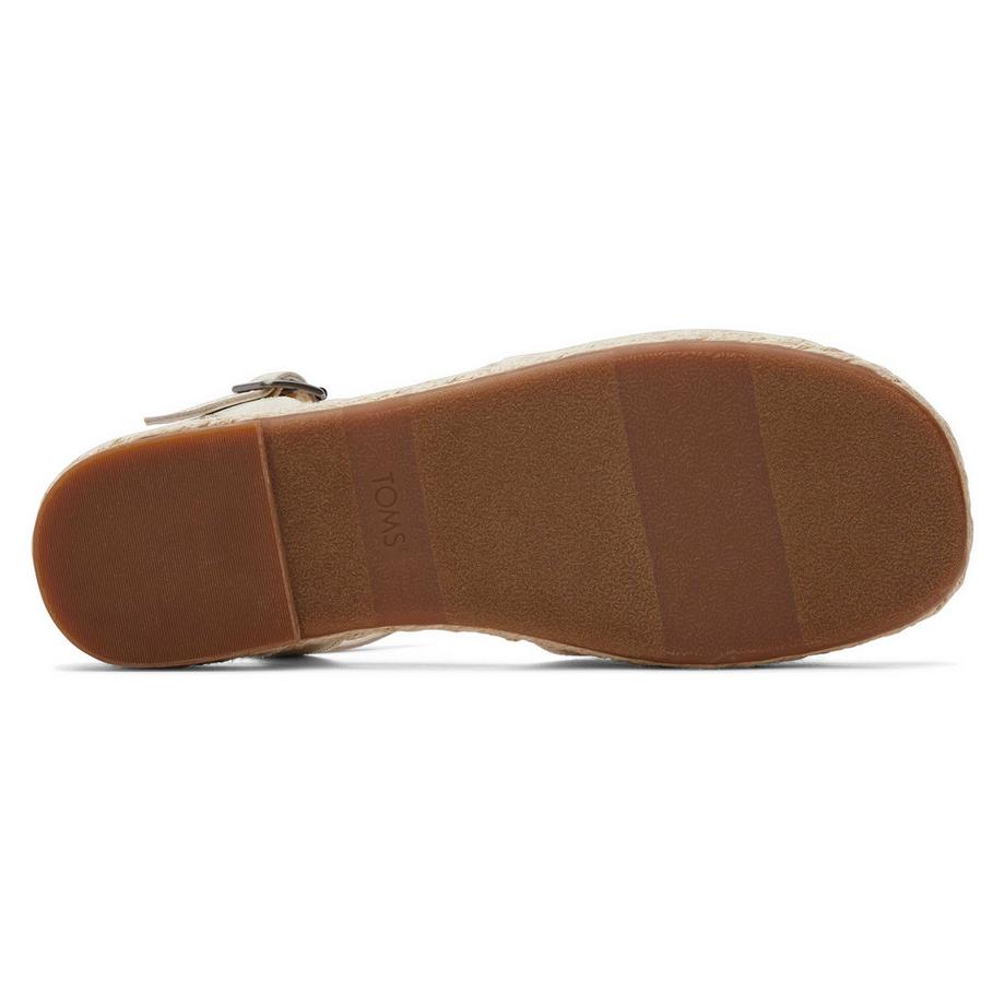 TOMS Abby Sandales Compensées Plates  