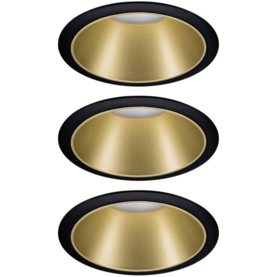 Paulmann Spot encastrable LED Cole Coin, lot de 3  