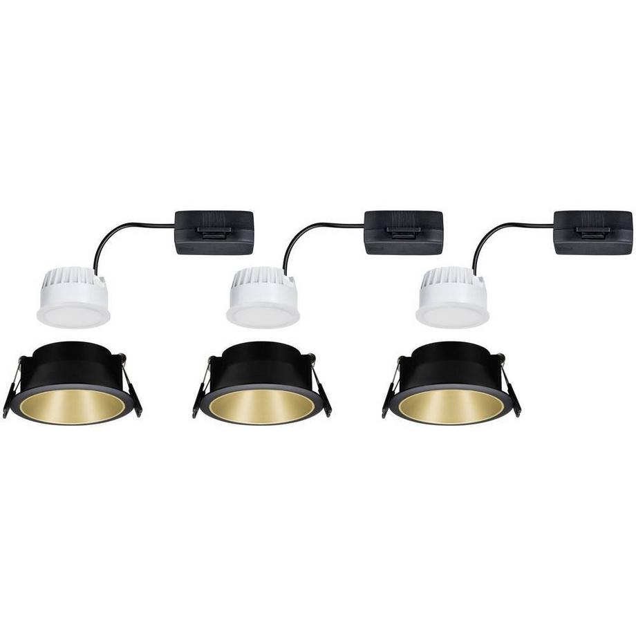 Paulmann Spot encastrable LED Cole Coin, lot de 3  