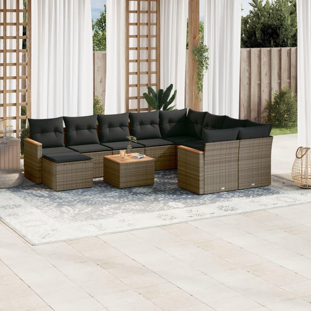 VidaXL Garten sofagarnitur poly-rattan  