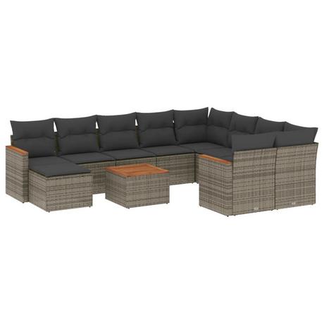 VidaXL Garten sofagarnitur poly-rattan  