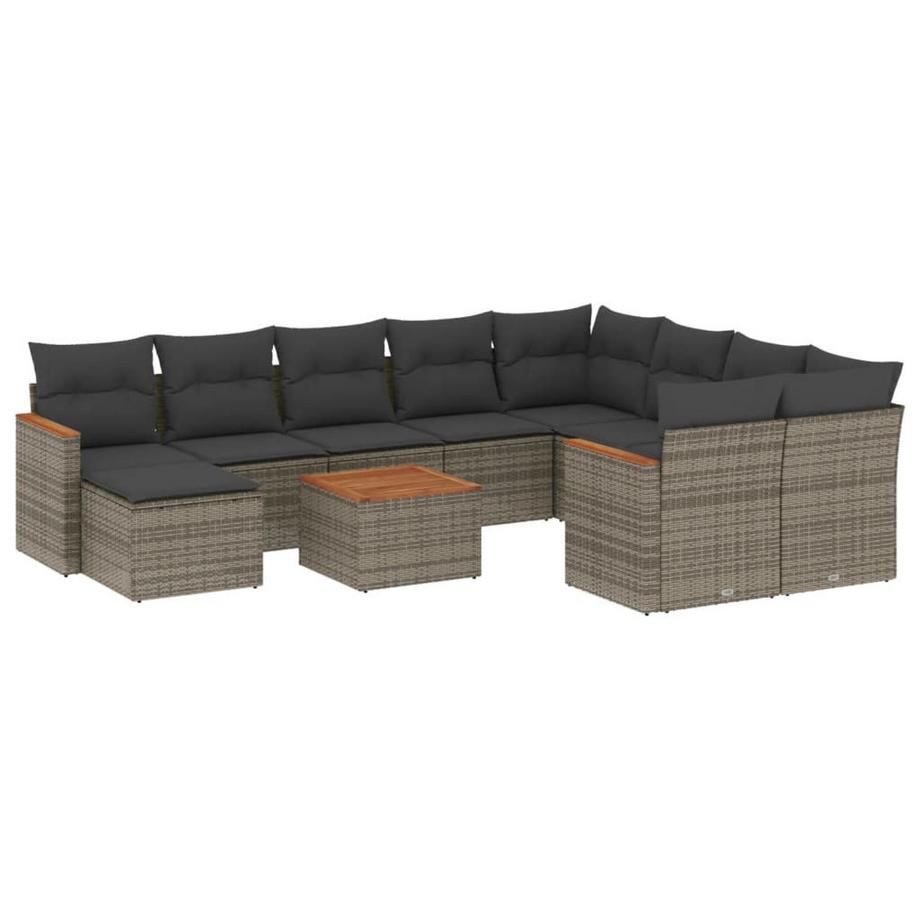 set divano da giardino Polirattan