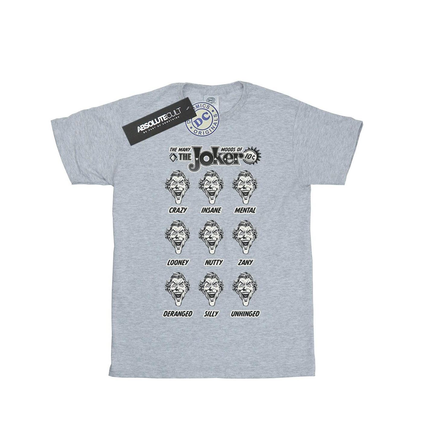 Image of The Joker The Many Moods Of The Joker Tshirt Mädchen Grau 128