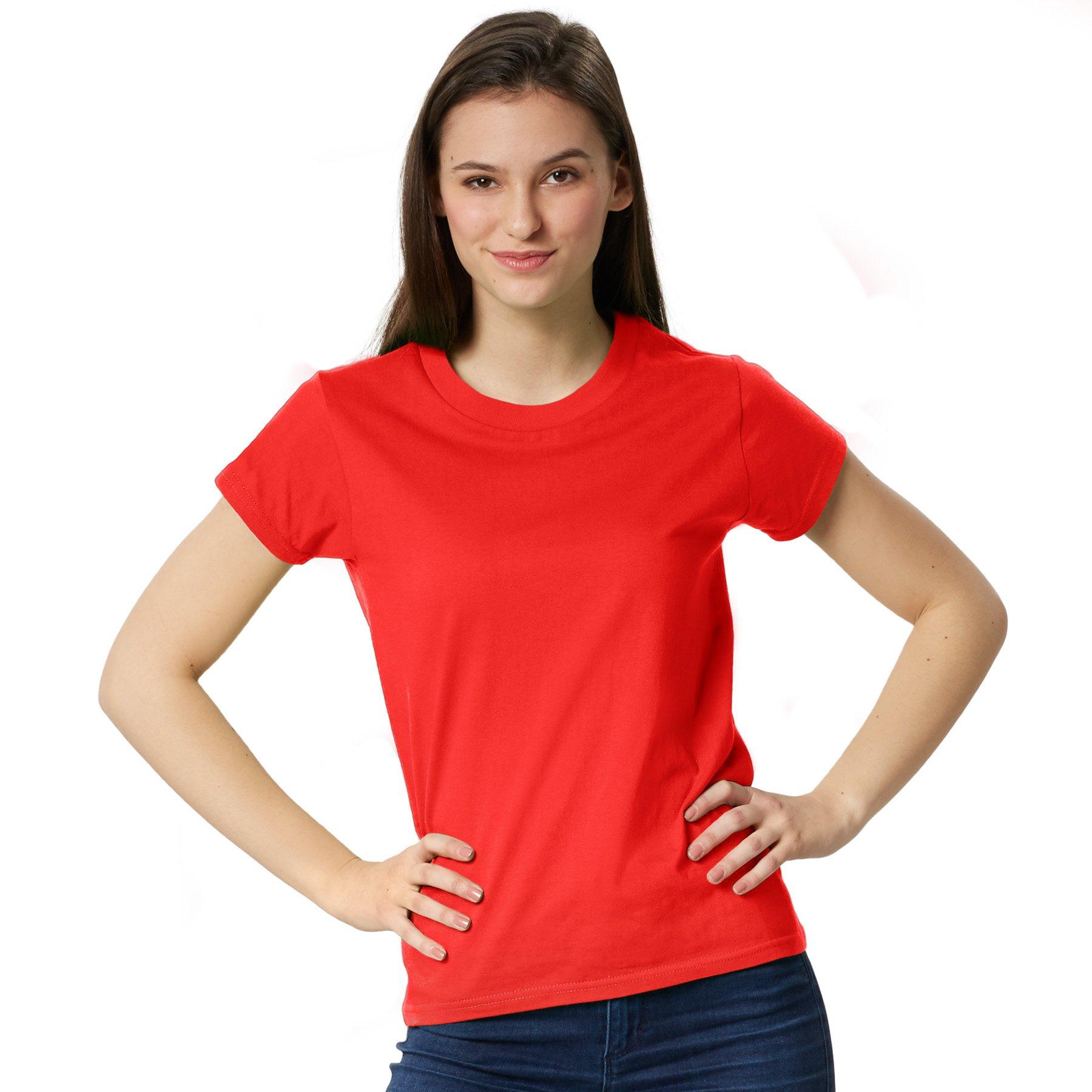 Image of T-shirt Frauen Damen Rot XXL