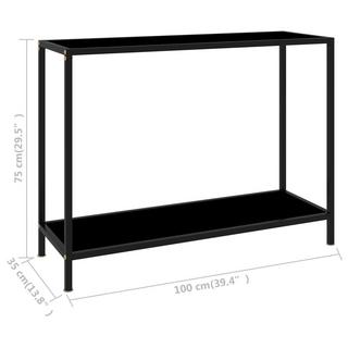 VidaXL Table console verre  