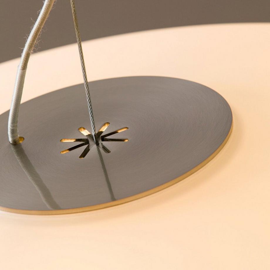 AM.PM Suspension en verre givré  