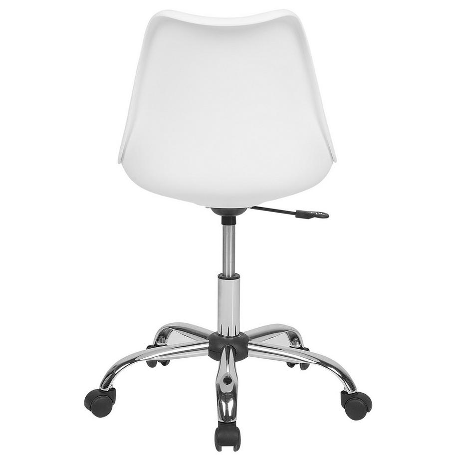Beliani Chaise de bureau en Cuir PU Minimaliste DAKOTA  