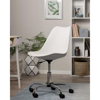 Beliani Sedia da scrivania en Pelle sintetica Minimalista DAKOTA  