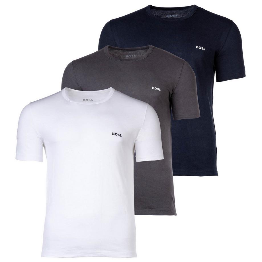 BOSS T-Shirt Col Rond Classique Lot de 3  