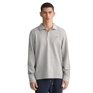 GANT  Polo  Confortable à porter-Regular Shield Longsleeve Pique Rugger 