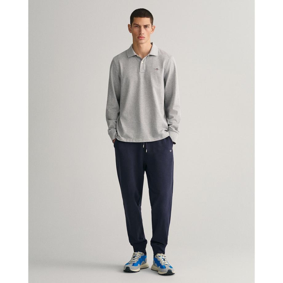 GANT Shield Longsleeve Pique Rugger Polo  