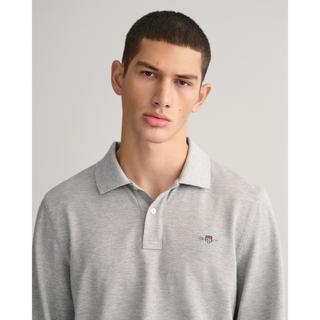 GANT  Polo  Confortable à porter-Regular Shield Longsleeve Pique Rugger 