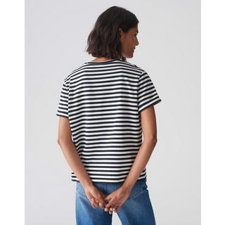 OPUS  Streifenshirt Serz stripe gerader Schnitt 