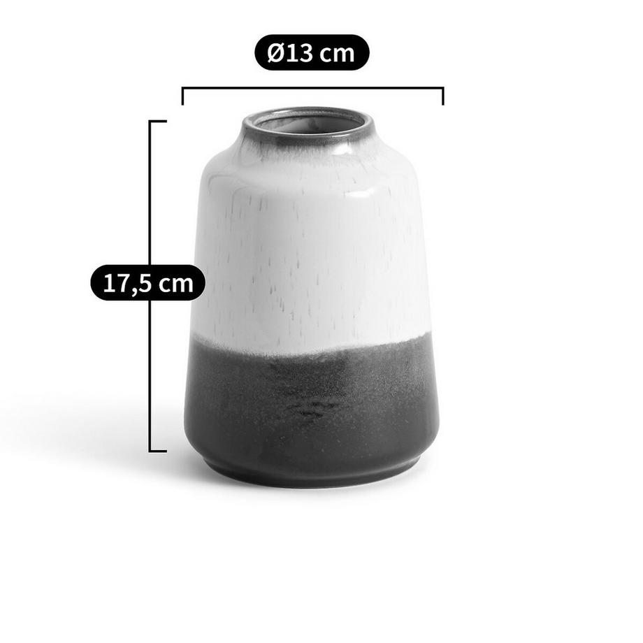 La Redoute Intérieurs Vase bicolore en céramique H17  