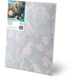 B2X Malen nach Zahlen Papageien  