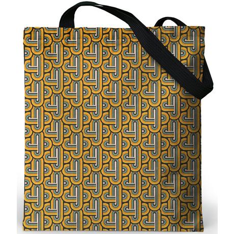 Only-bags.store Ästhetische Tragetasche mit Reissverschluss Bedruckter Jutebeutel  