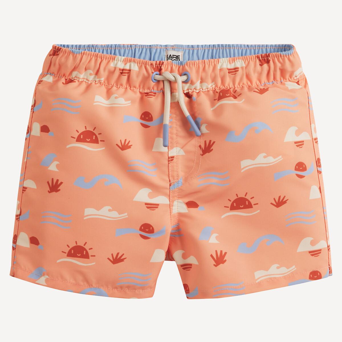La Redoute Collections  Badeshorts mit Wellen und Sonnen 