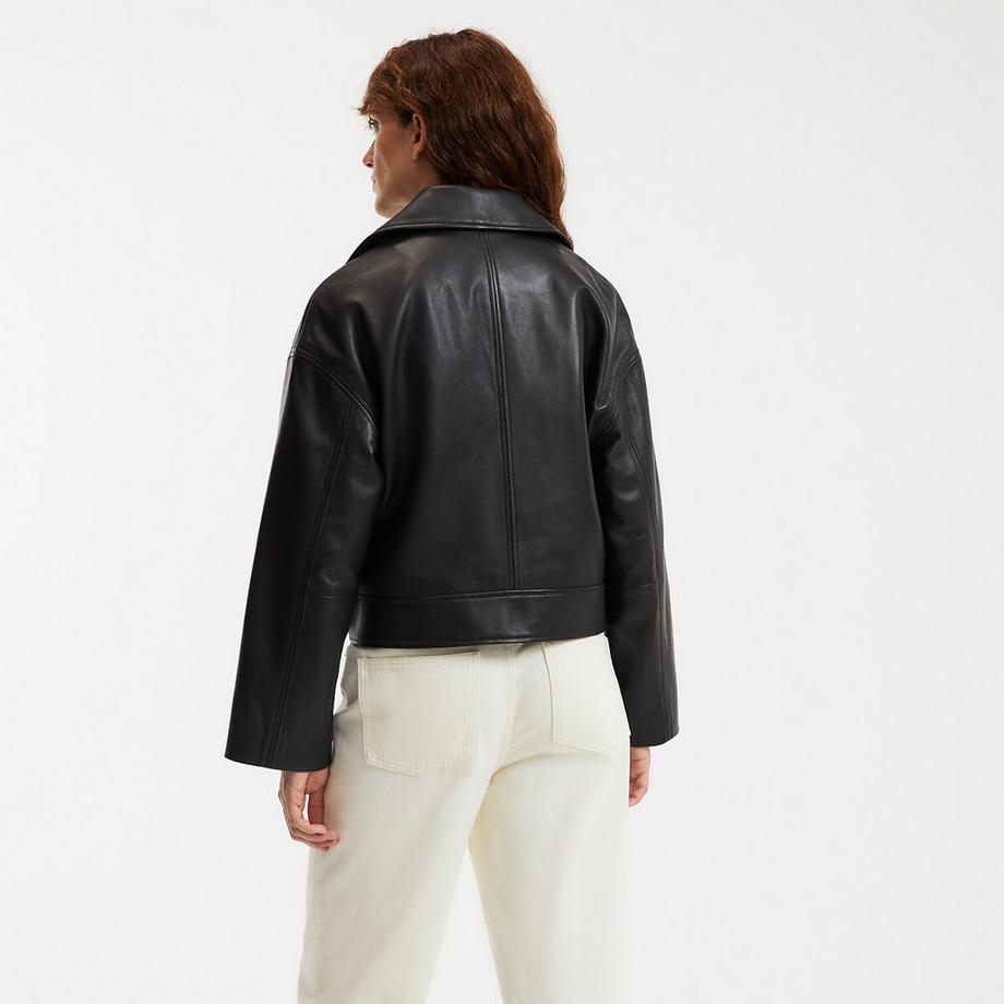 La Redoute Collections THELMA Blouson motard en cuir  