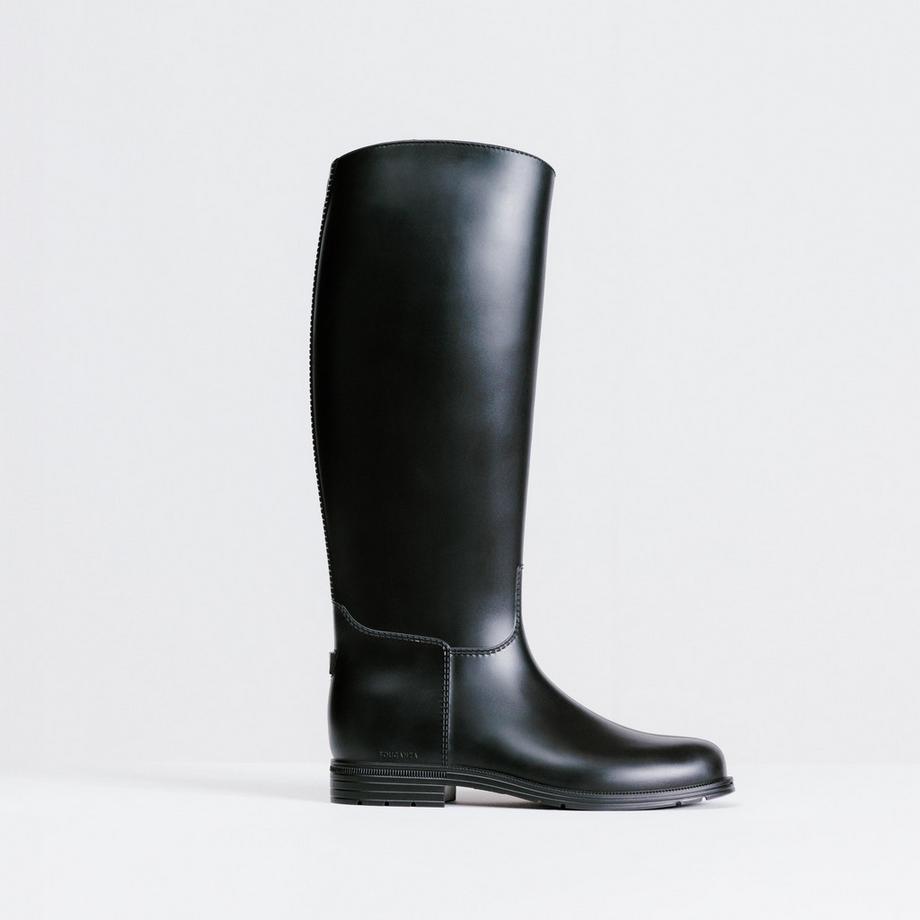FOUGANZA Bottes équitation adulte 100 Synthétique  