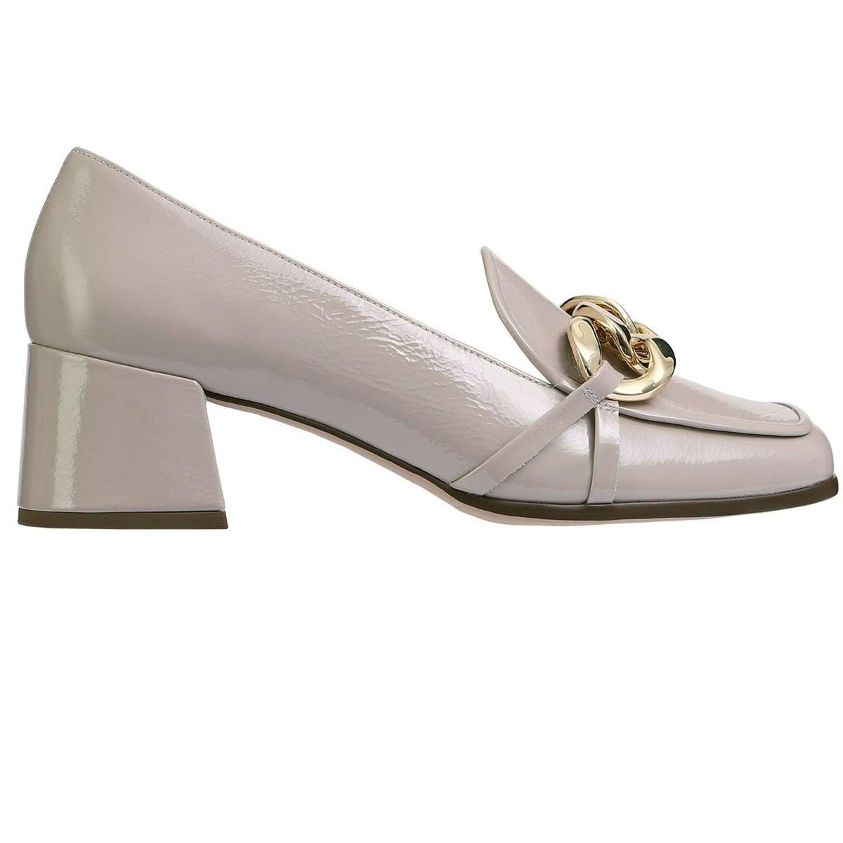 Image of Ally - Leder Pump Damen Beige 37.5