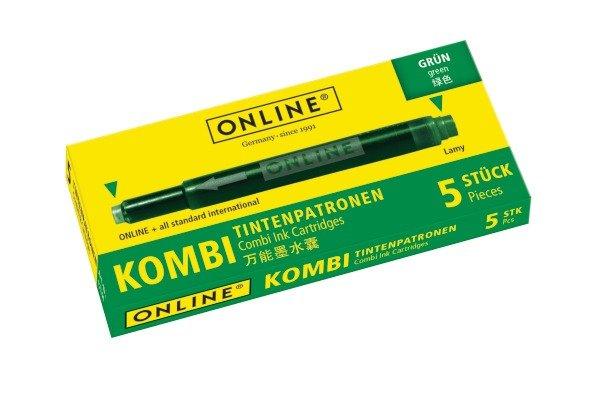Online ONLINE Tintenpatronen Kombi 17144/12 Grün 5 Stück  
