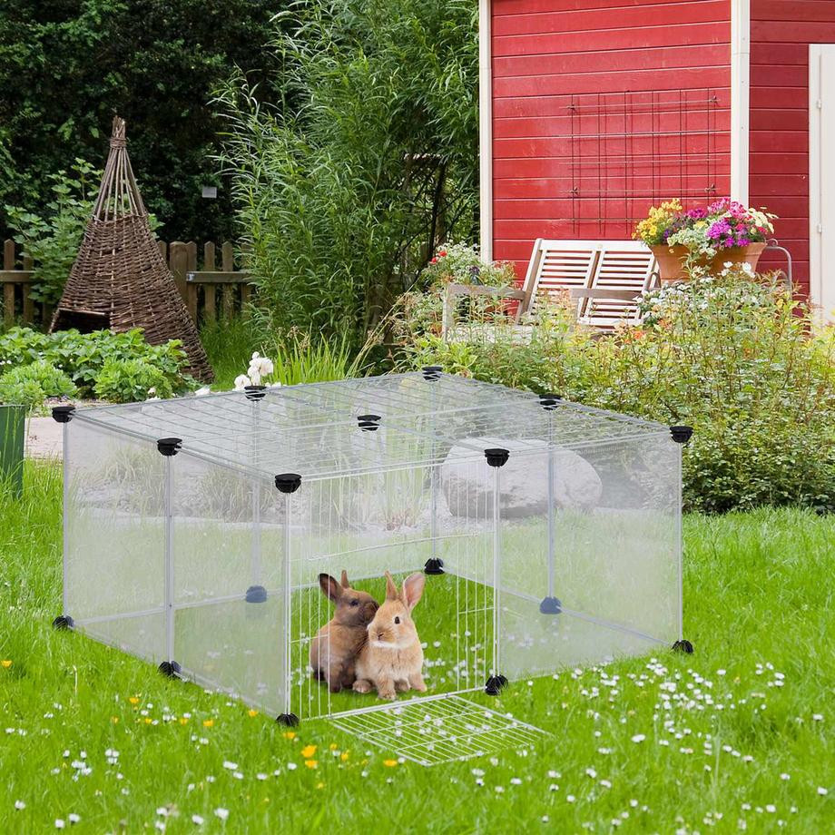 B2X  12-teiliger freistehender Schrank Transparent 