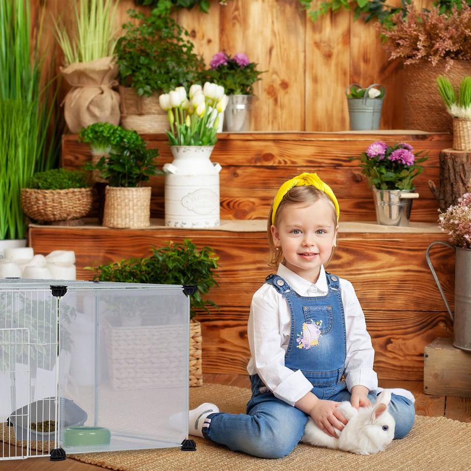 B2X  12-teiliger freistehender Schrank Transparent 