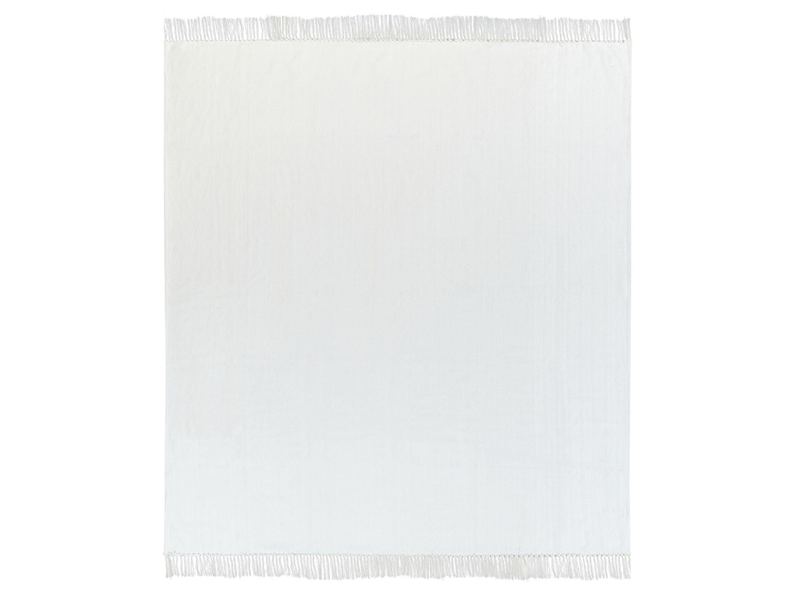 Beliani AMPARA Couverture en Coton Scandinave  