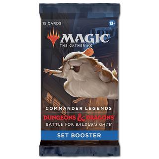 Wizards of the Coast  Commander Legends D&D: Battle for Baldur’s Gate Set Booster Box - Magic the Gathering - EN 