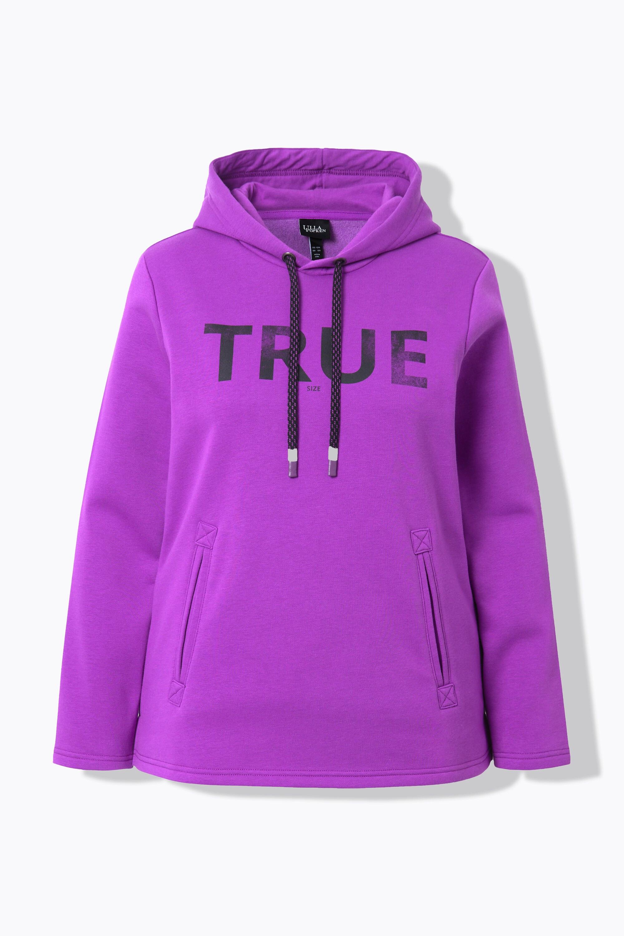 Ulla Popken  Hoodie, True, Kapuze, Kordel, Taschen, Langarm 