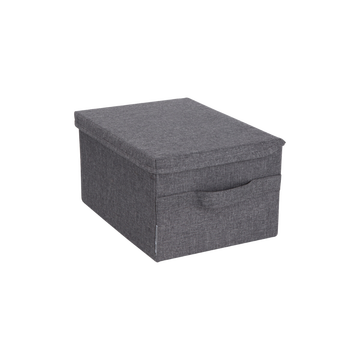 Bigso SOFT Boîte de rangement Gris S - 35x26x19cm