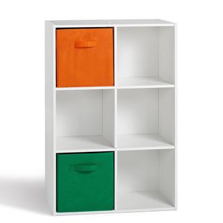 Calicosy Scaffale a 6 scomparti - L61 x H91 cm  