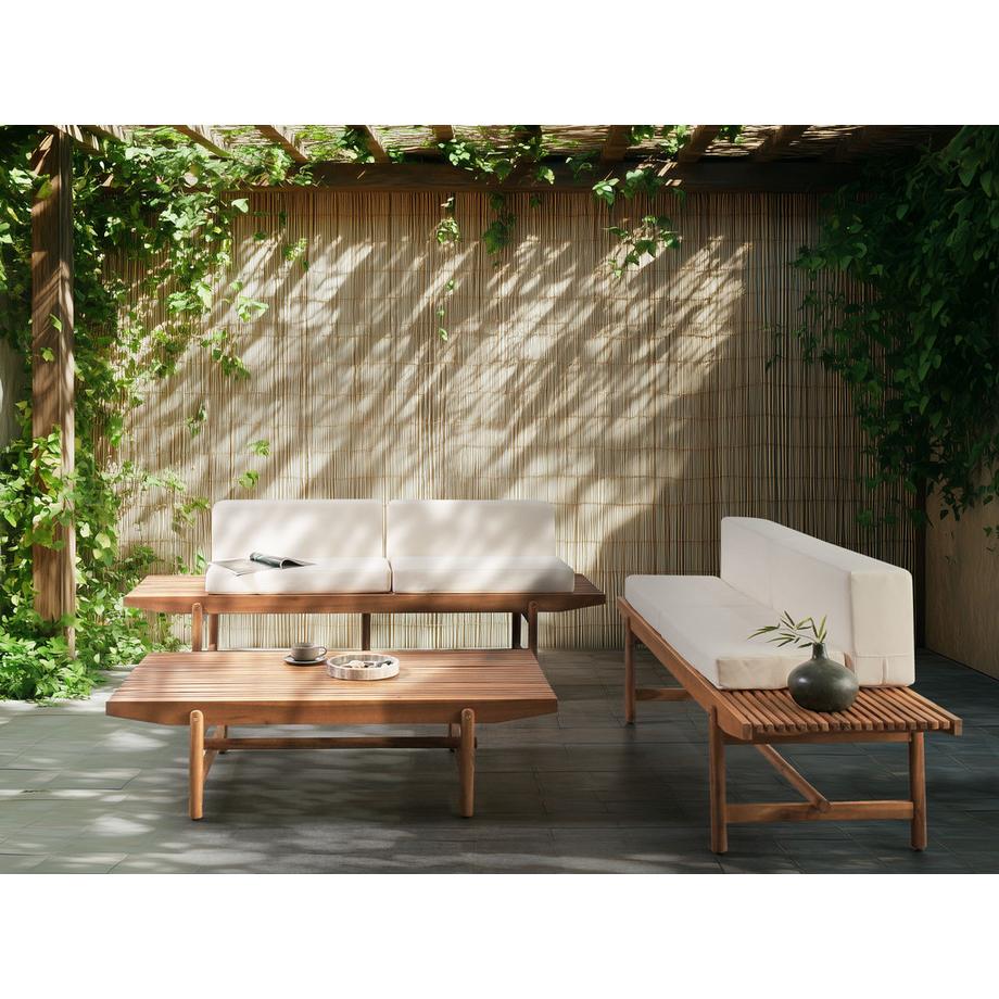 Beliani Salotto da giardino en Legno d'acacia Rustico GIAVENO  