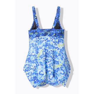 Ulla Popken Tankini Mix di Fantasie Coppe Morbide Spalline Regolabili  