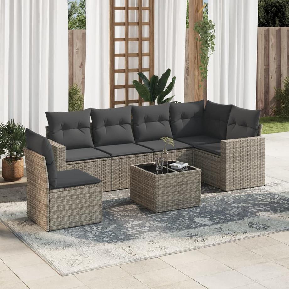 VidaXL Garten sofagarnitur poly-rattan  