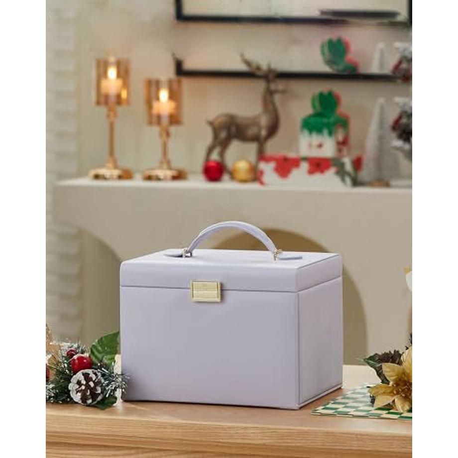 Only-bags.store  Schmuckkasten Groß mit 4 Ebenen 