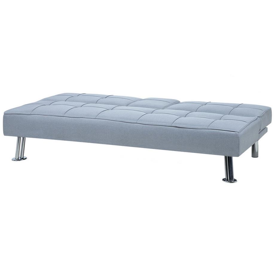 Beliani Schlafsofa aus Stoff  ROXEN  