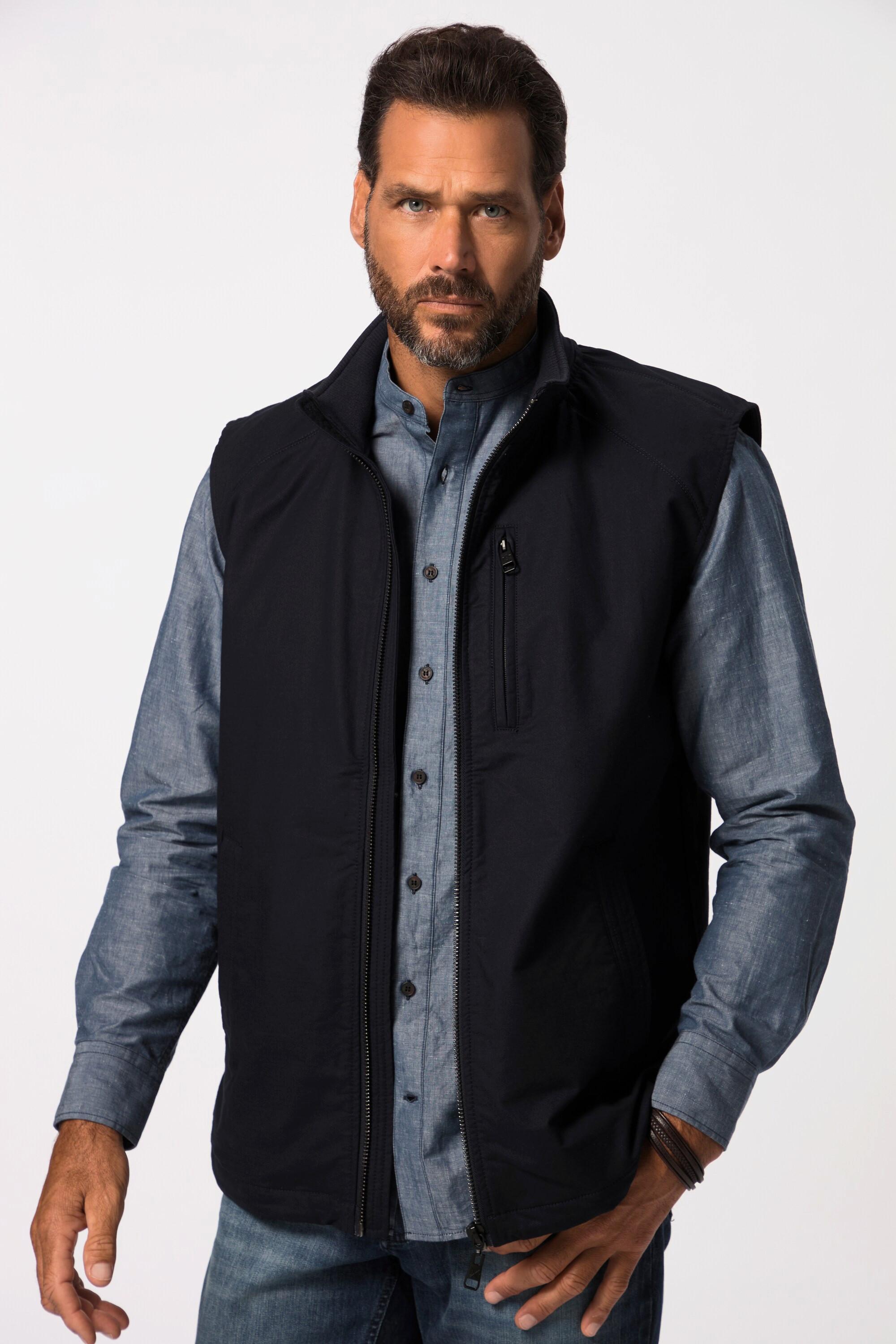 JP1880  Gilet con FLEXNAMIC® e collo alto, fino alla tg. 8XL 