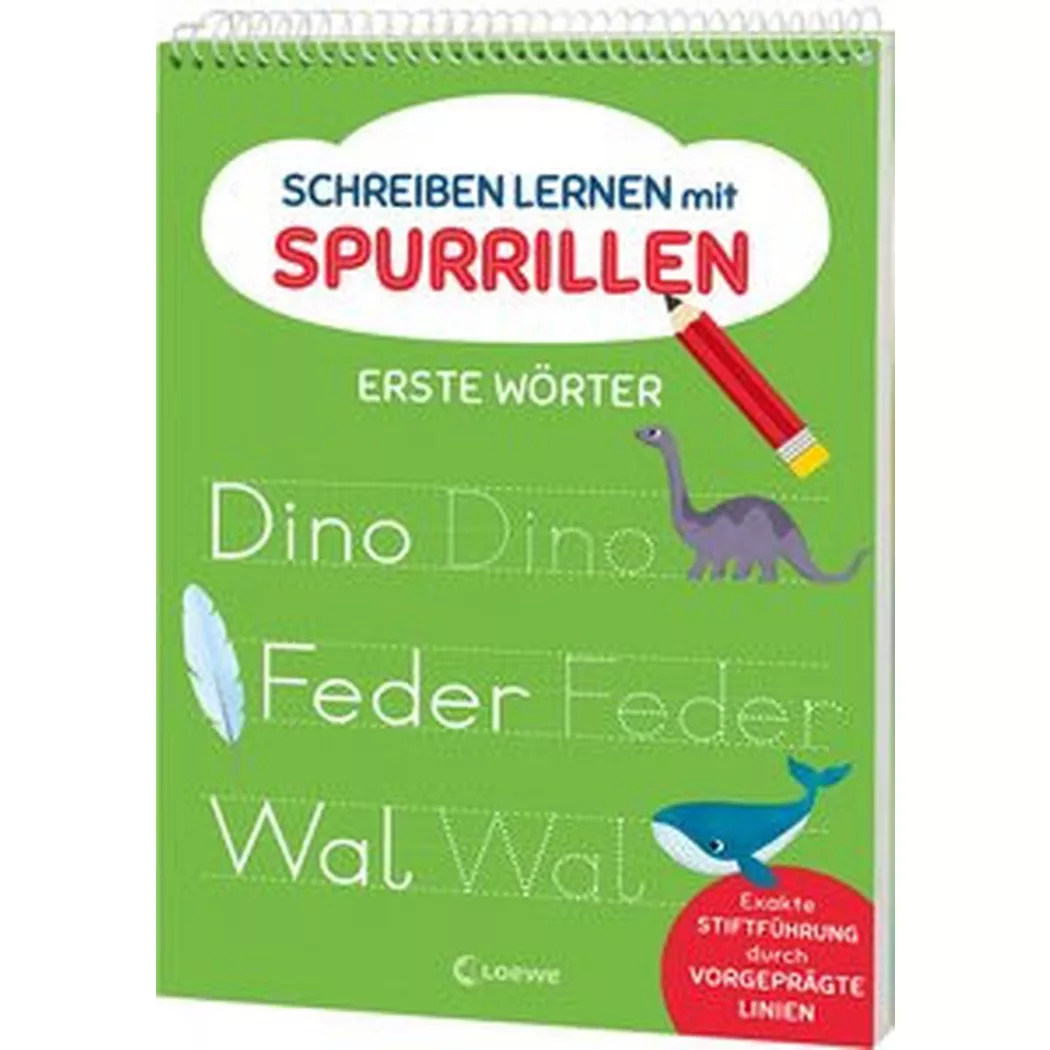 Loewe - Schreiben lernen mit Spurrillen Erste Wörter,  Lernen und Rätseln (Hrsg.); Eisendle, Carmen (Illustrationen)