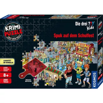 Krimipuzzle Kids 200 T. / Spuk auf dem Schulfest
