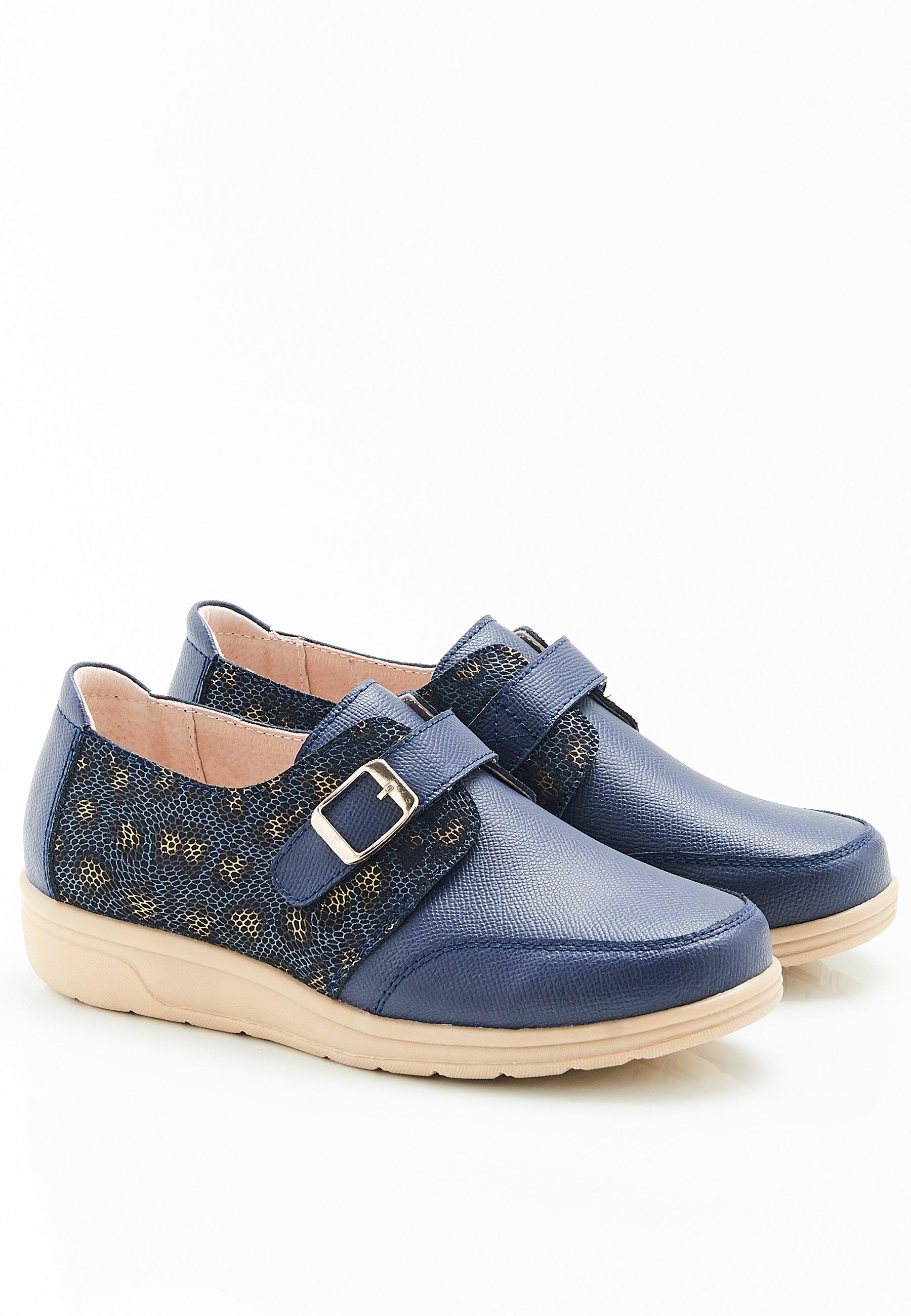 Image of Schnürschuhe Mit Changierendem Detail. Unisex Blau 36