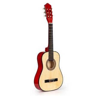 Northio  Grande chitarra per bambini in legno, 6 corde, ECOTOYS 